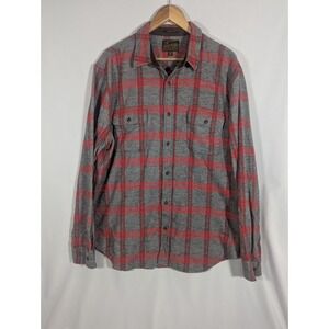 Lucky Brand Plaid Classic Fit Saturday Stretch Flannel Long Sleeve Shirt Mens XL